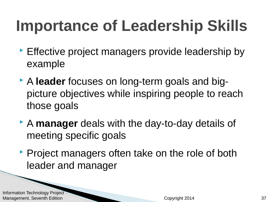Chapter 1: Introduction to Project Management - slide 37 of 52