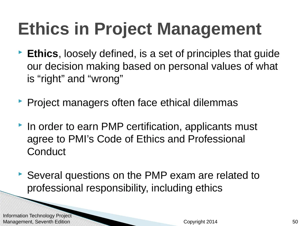 Chapter 1: Introduction to Project Management - slide 50 of 52