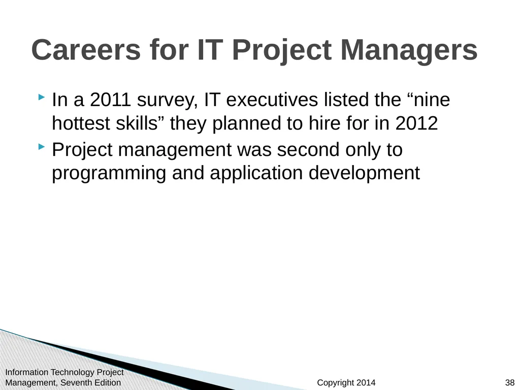 Chapter 1: Introduction to Project Management - slide 38 of 52