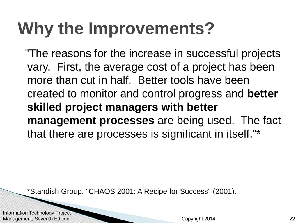 Chapter 1: Introduction to Project Management - slide 22 of 52