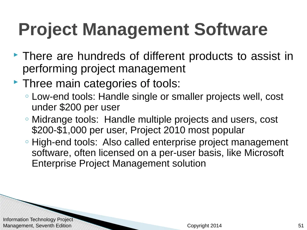 Chapter 1: Introduction to Project Management - slide 51 of 52