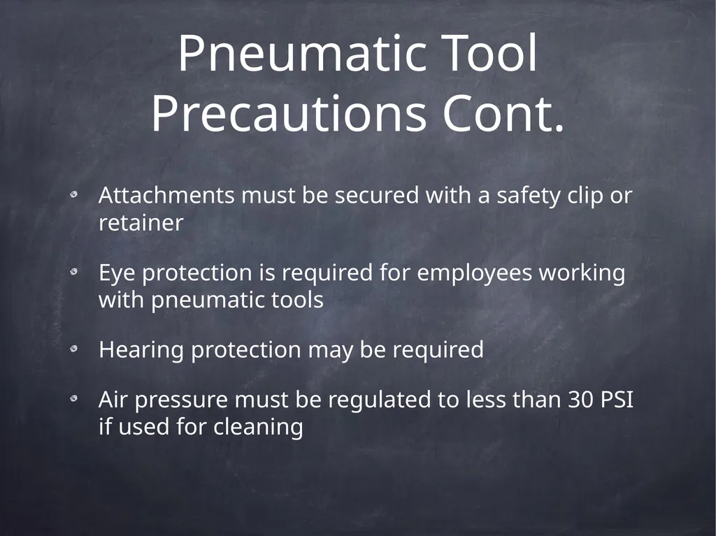 Hand & Power Tool Safety This material was - slide 22 of 37