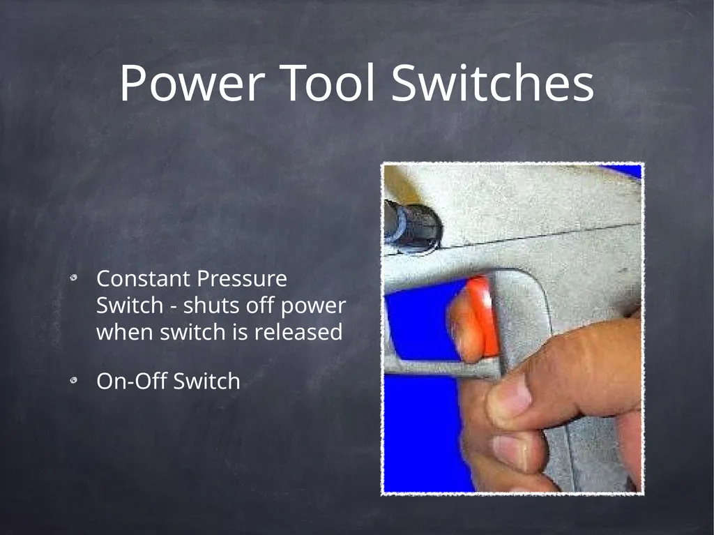 Hand & Power Tool Safety This material was - slide 15 of 37