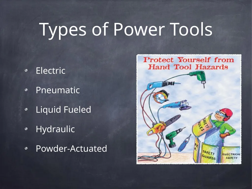 Hand & Power Tool Safety This material was - slide 13 of 37