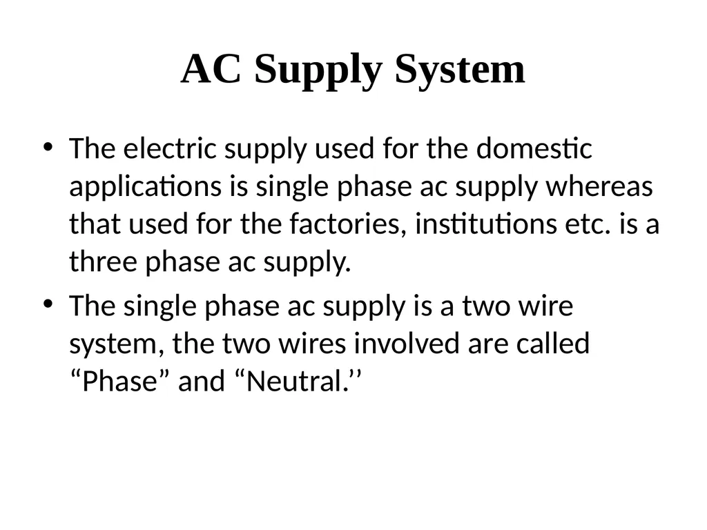 Introduction to Electric Power System and A. C. - slide 31 of 141