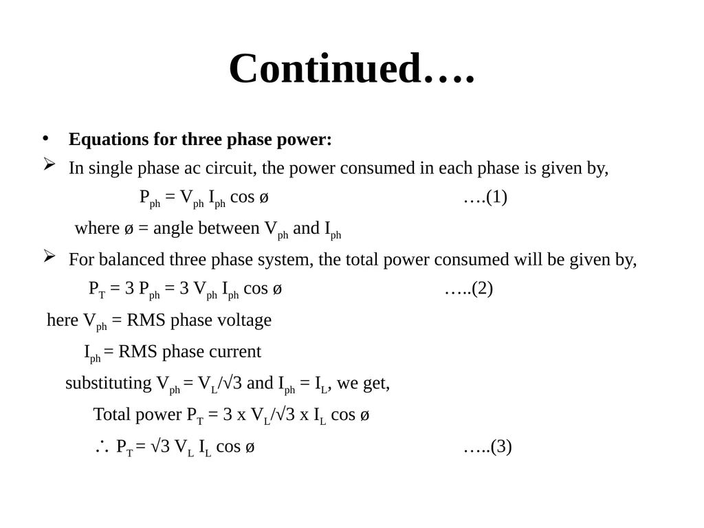 Introduction to Electric Power System and A. C. - slide 127 of 141