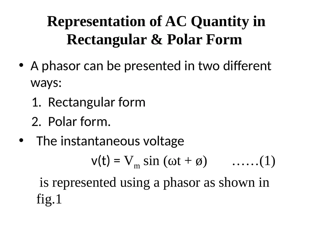 Introduction to Electric Power System and A. C. - slide 59 of 141