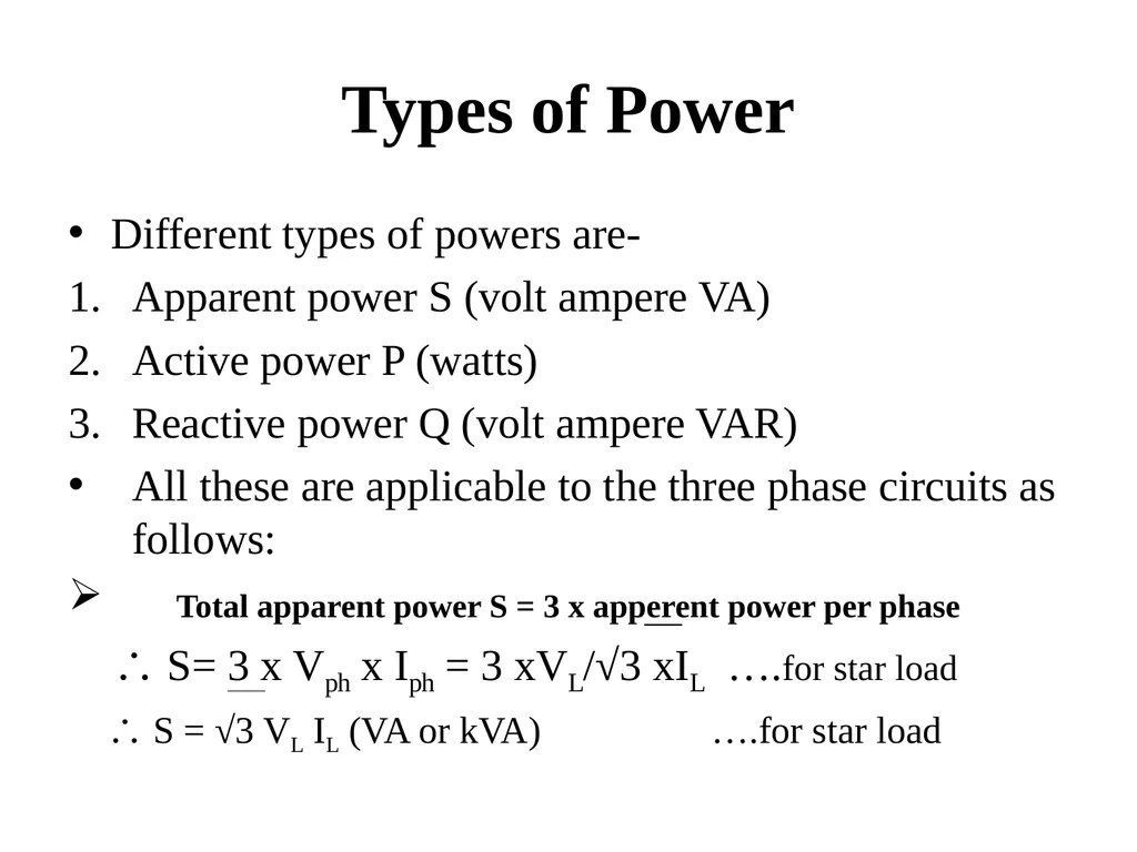 Introduction to Electric Power System and A. C. - slide 135 of 141