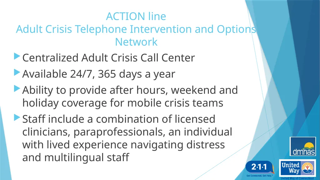 Adult Crisis Telephone Intervention and Options - slide 14 of 25