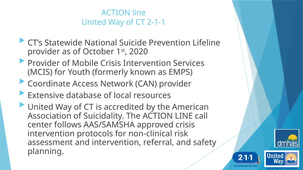 Adult Crisis Telephone Intervention and Options - slide 15 of 25