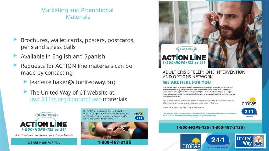 Adult Crisis Telephone Intervention and Options - slide 22 of 25