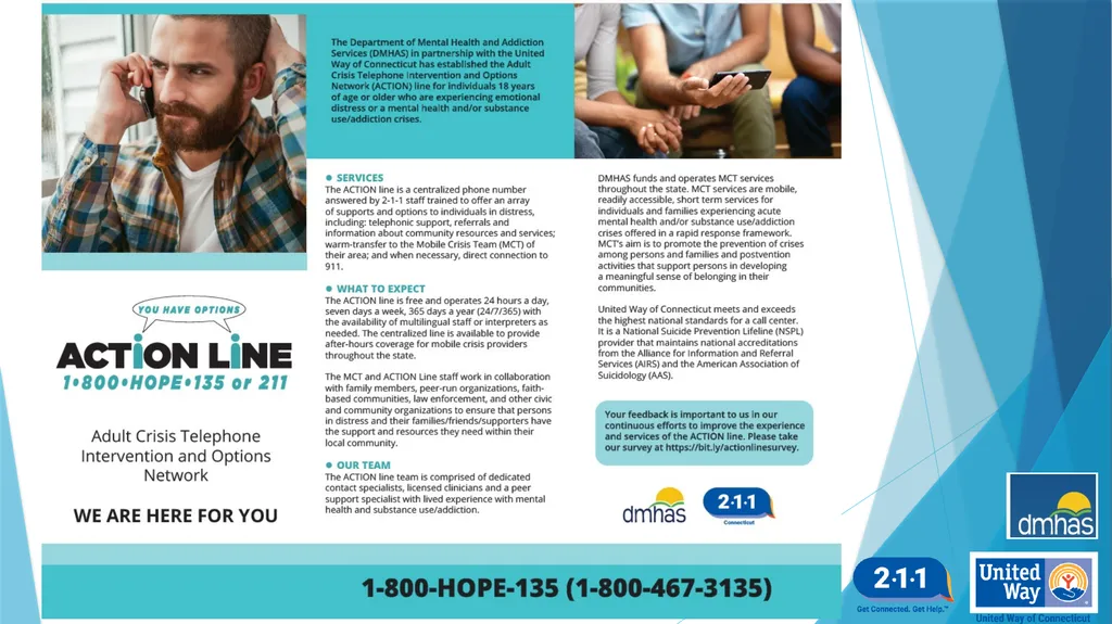 Adult Crisis Telephone Intervention and Options - slide 23 of 25