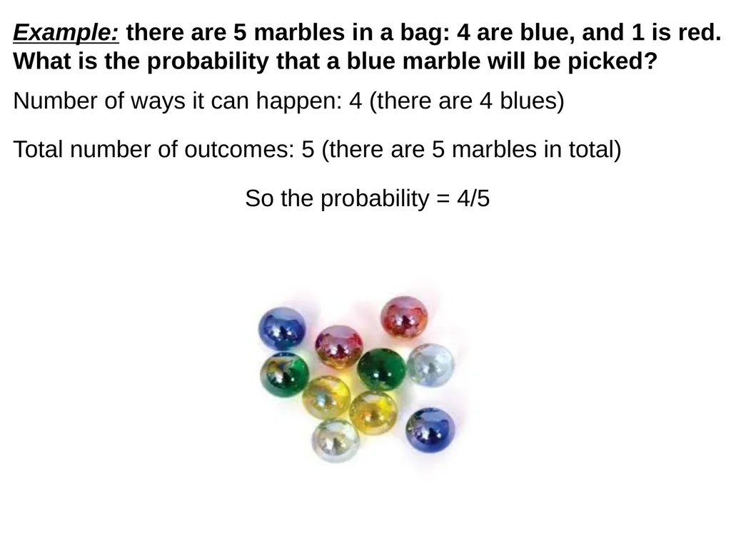 Probability How likely something is to happen. - slide 5 of 27