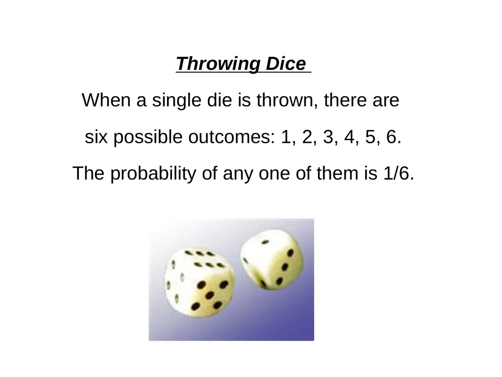Probability How likely something is to happen. - slide 3 of 27