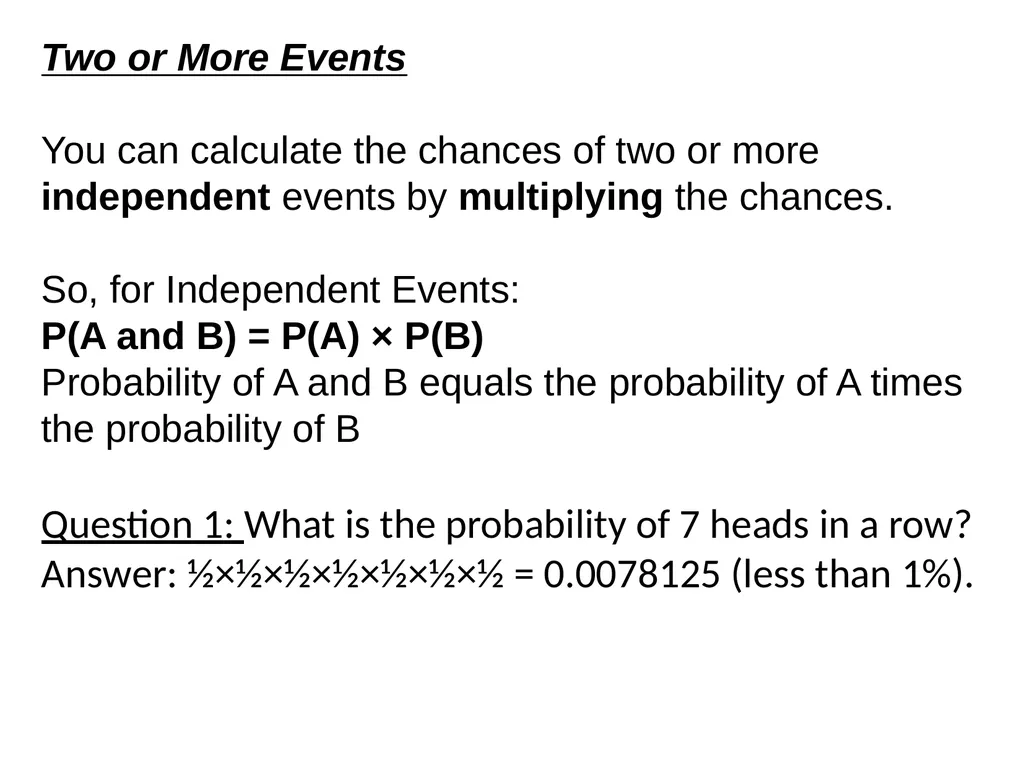 Probability How likely something is to happen. - slide 18 of 27