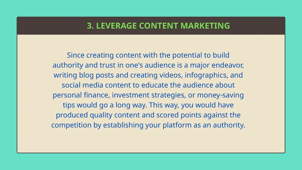 MARKETING YOUR JUPITER CLONE: STRATEGIES FOR - slide 5 of 13