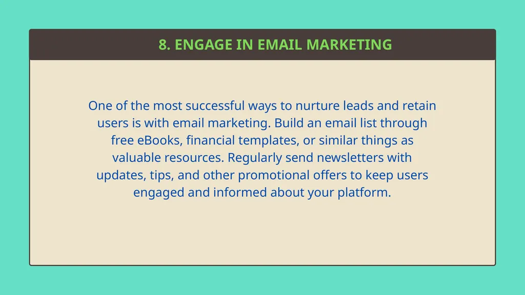 MARKETING YOUR JUPITER CLONE: STRATEGIES FOR - slide 10 of 13