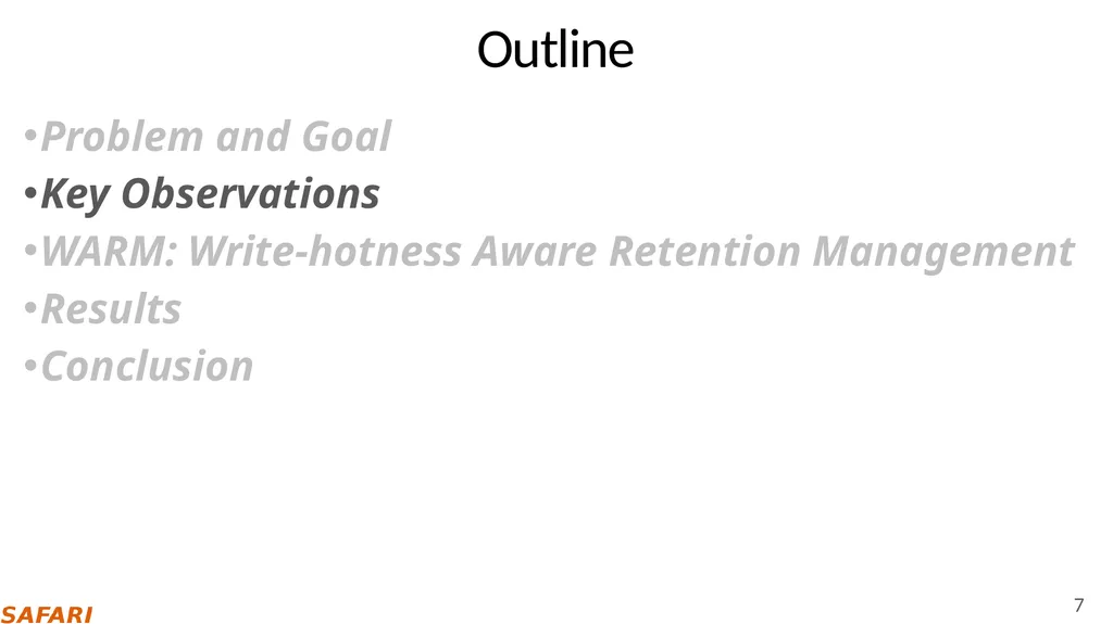 Improving NAND Flash Memory Lifetime with - slide 7 of 35