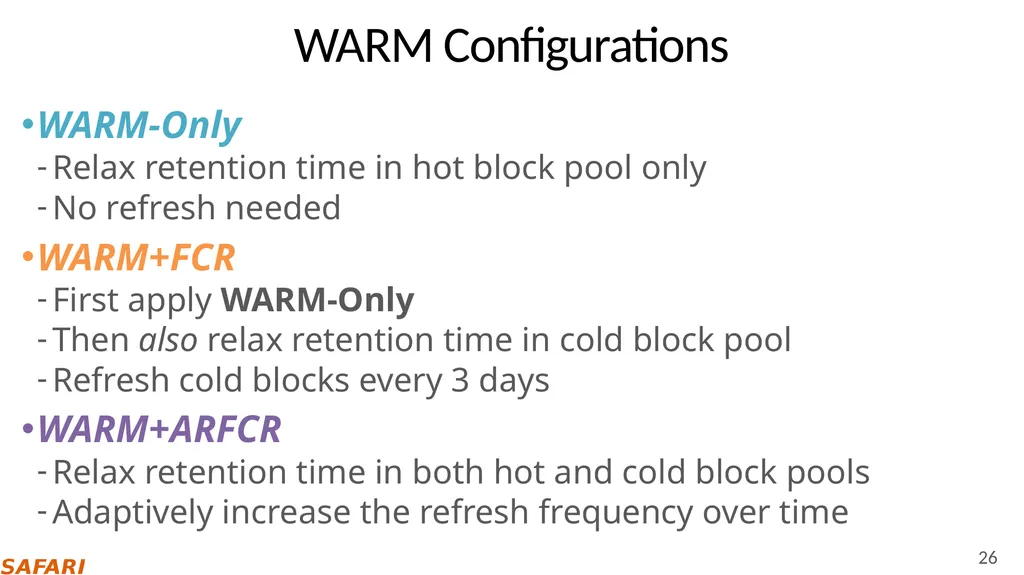 Improving NAND Flash Memory Lifetime with - slide 26 of 35
