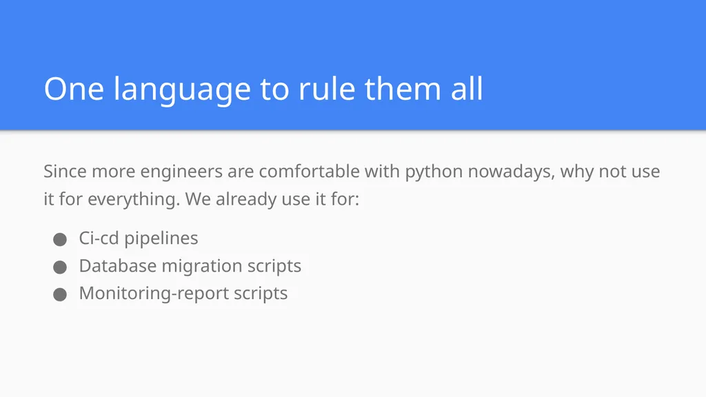 From Ansible to Nornir: sailing from a network - slide 8 of 18