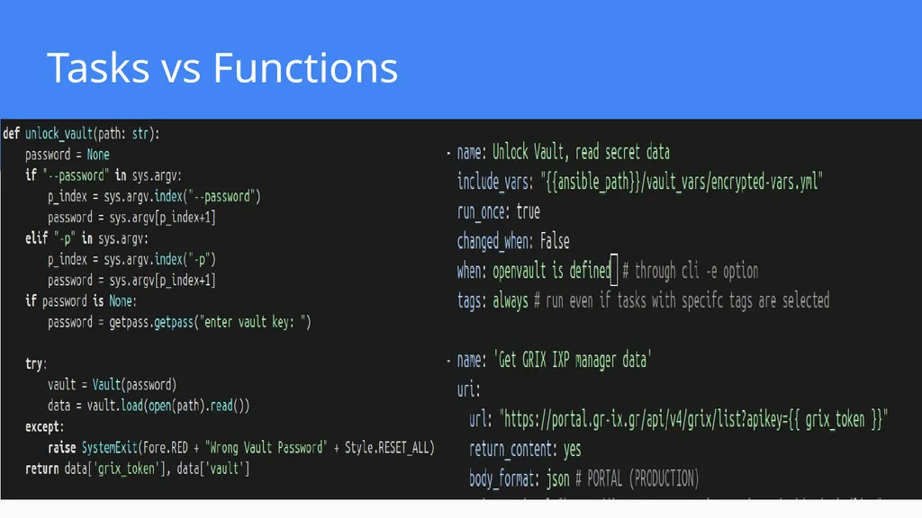 From Ansible to Nornir: sailing from a network - slide 16 of 18