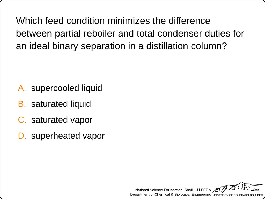 Which two streams relate to equilibrium conditions - slide 19 of 40