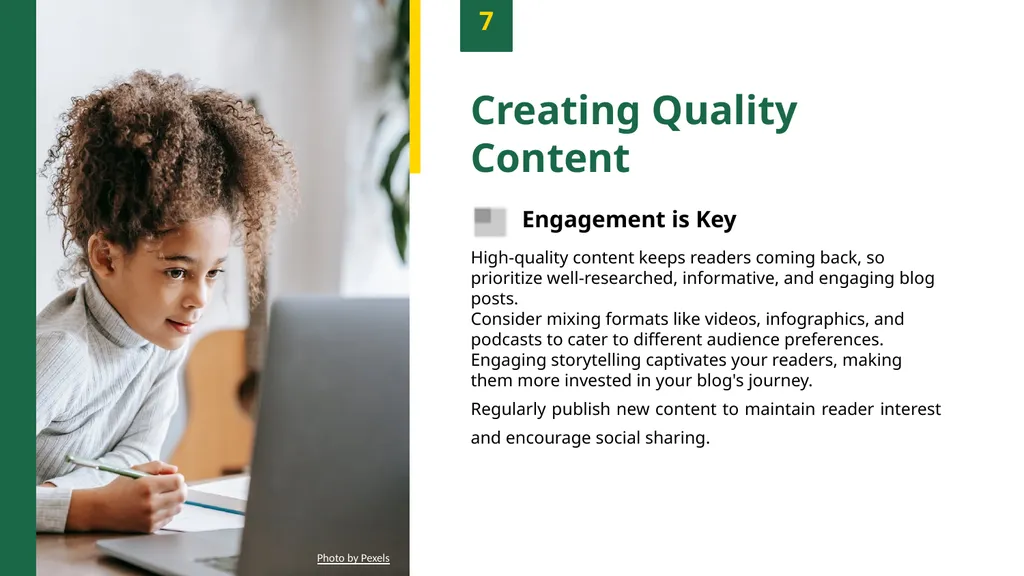 Crafting Your Ideal Blog Essential Tips & Tools - slide 9 of 12