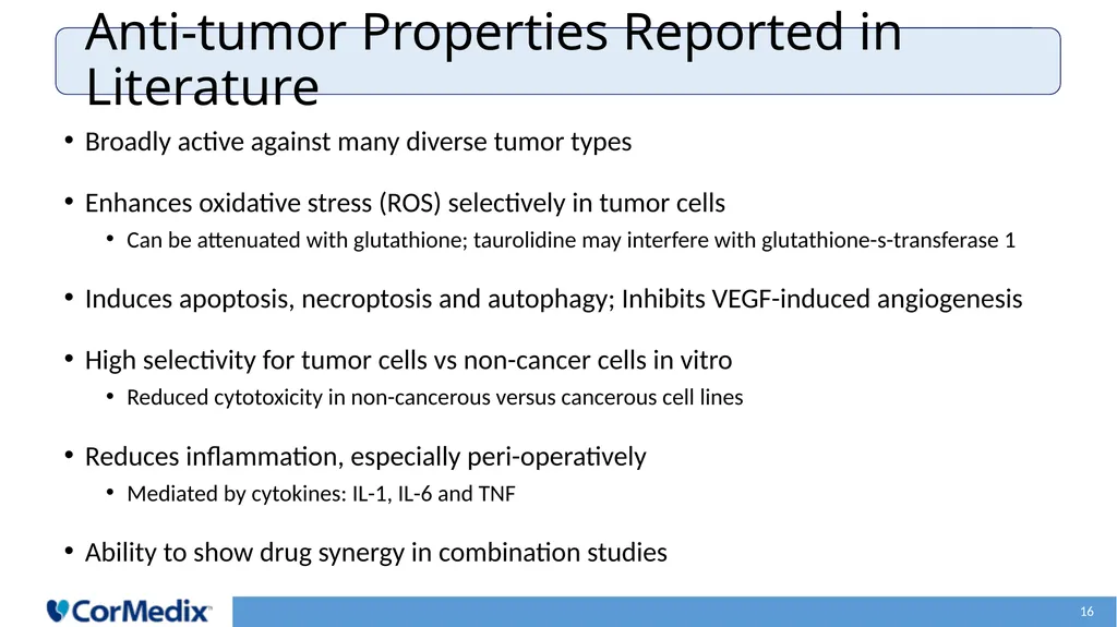 Anti-Infective Solutions Leading Development of - slide 16 of 24