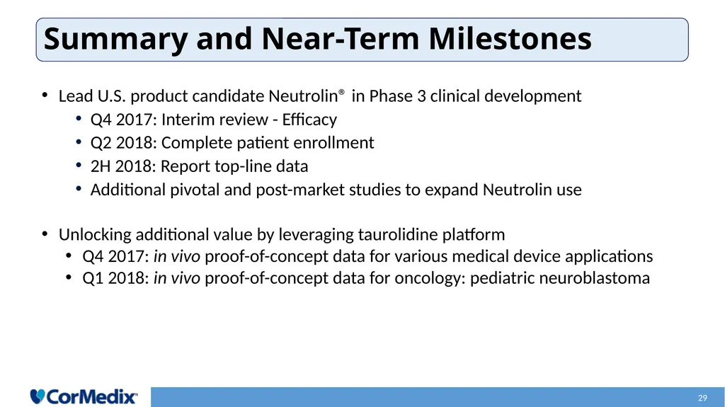 Anti-Infective Solutions Leading Development of - slide 23 of 24
