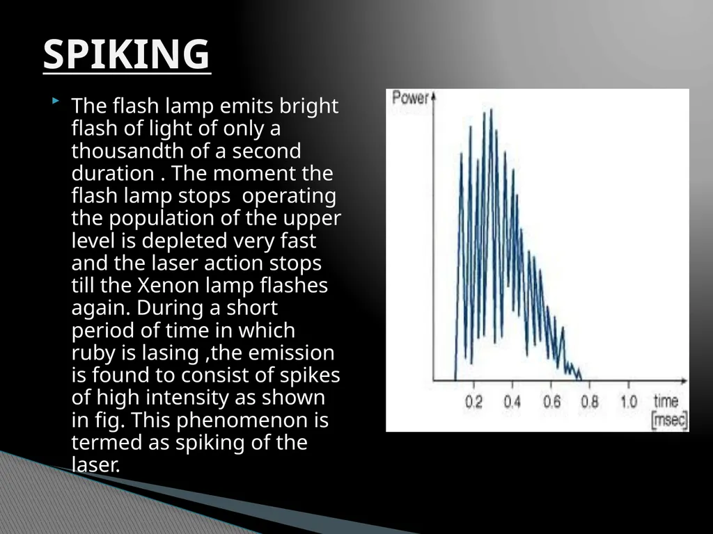 RUBY LASER HISTORY CHARACTERSTICS CONSTRUCTION - slide 8 of 9