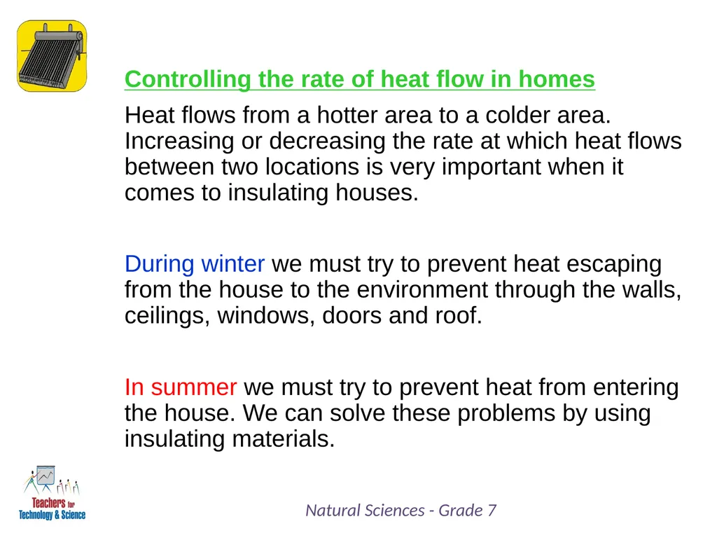 Natural Sciences Grade 7 Term 3: Energy and Change - slide 9 of 9