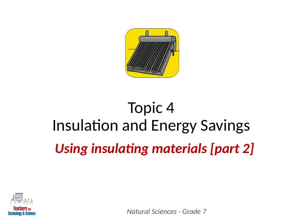 Natural Sciences Grade 7 Term 3: Energy and Change - slide 2 of 9