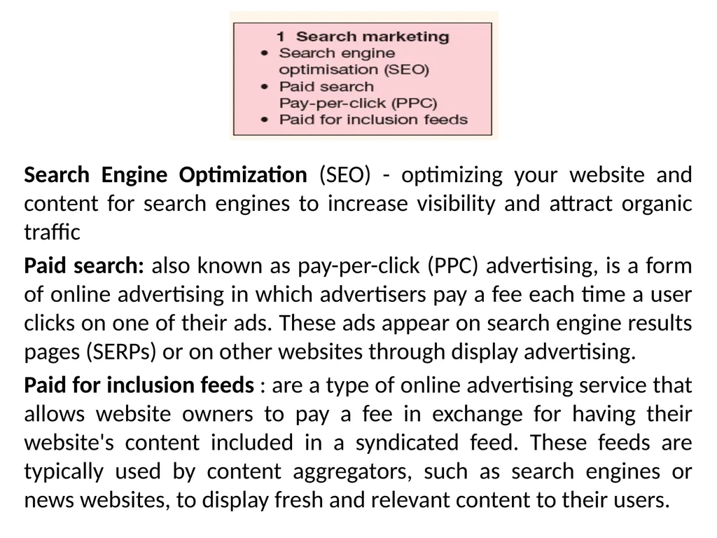 Digital Marketing Digital marketing fundamentals: - slide 7 of 41