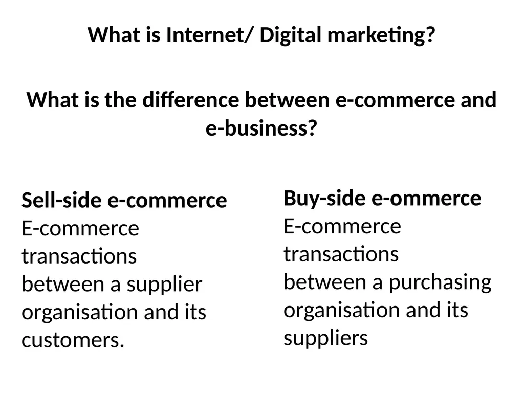 Digital Marketing Digital marketing fundamentals: - slide 38 of 41
