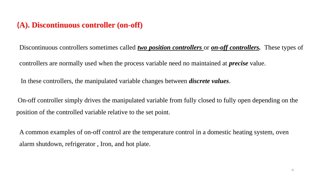 Process Control Course II Lecture 4 The - slide 4 of 19