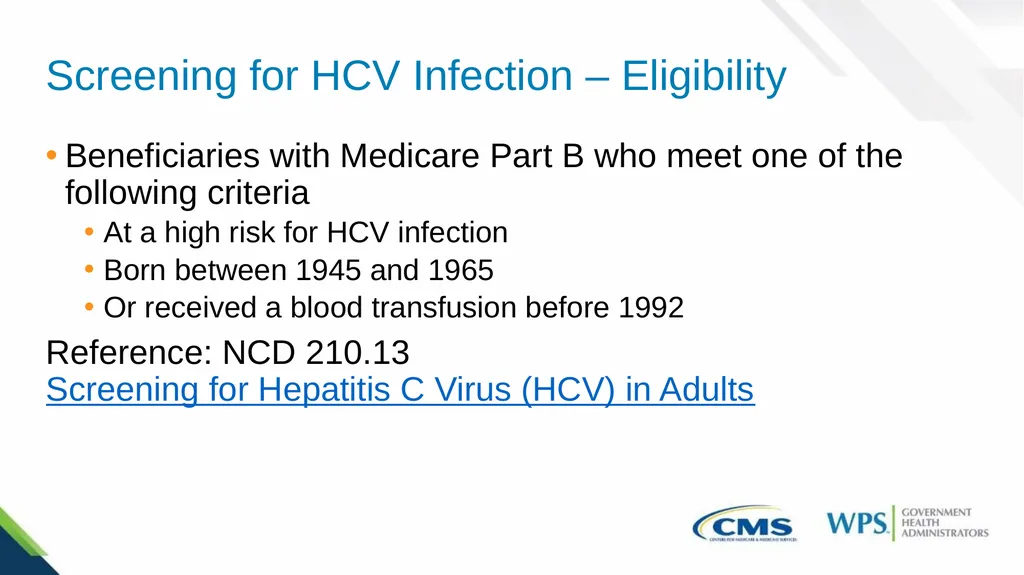 Preventive Services for Hepatitis B and C - slide 32 of 41