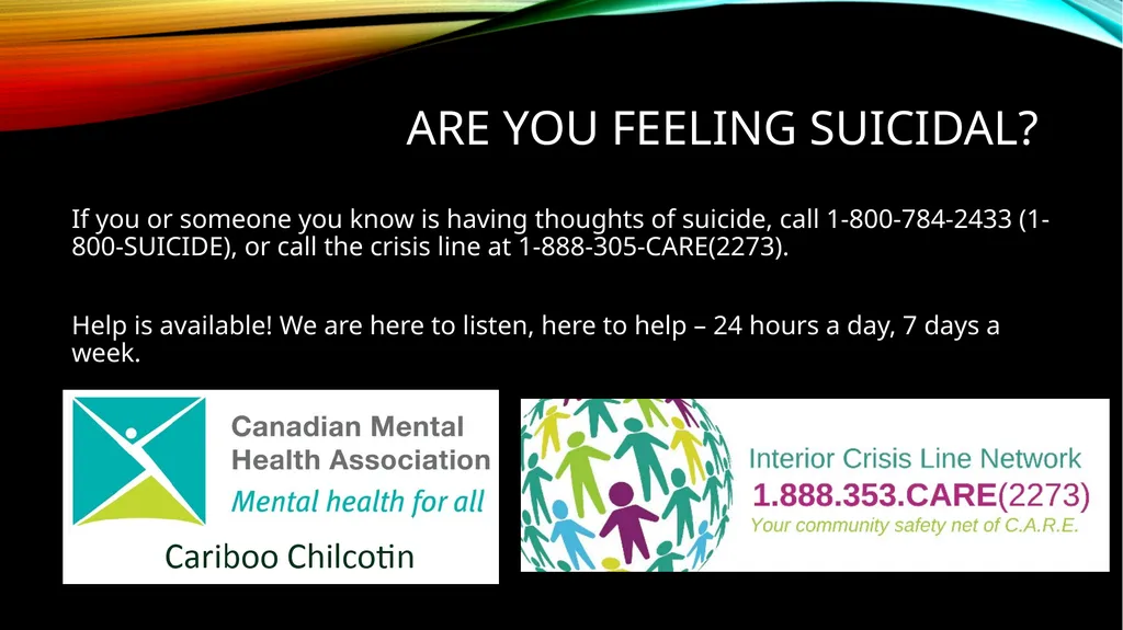 What is suicide? What is world suicide prevention - slide 11 of 12