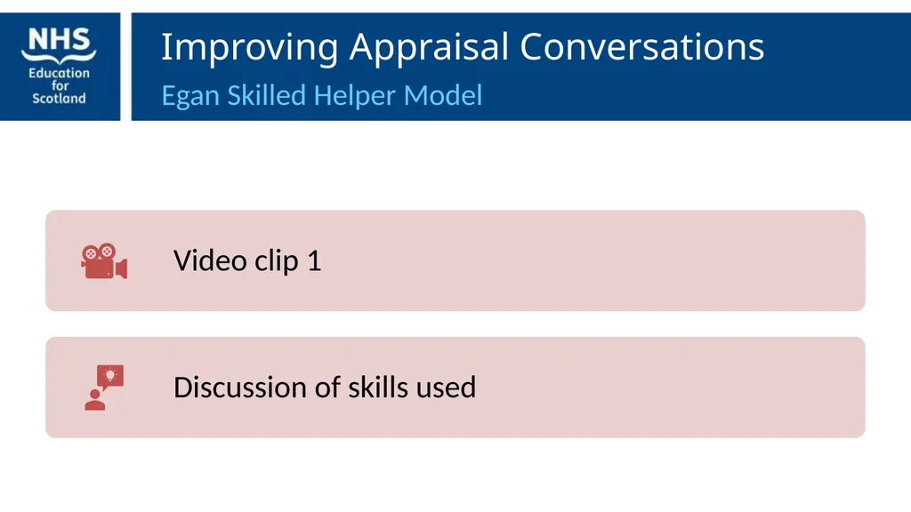 Improving Appraisal Conversations Egan Skilled - slide 13 of 27