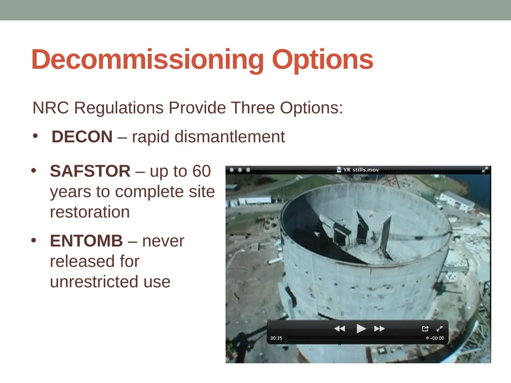 Decommissioning from the front lines history, - slide 7 of 11