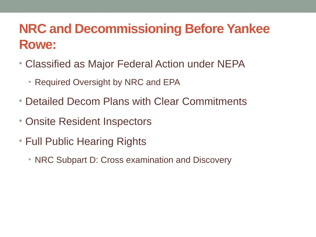 Decommissioning from the front lines history, - slide 5 of 11