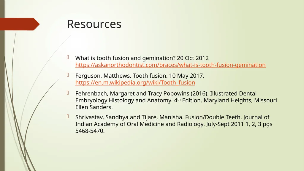 Tooth Fusion By Bushra Meraj Histology & - slide 9 of 9