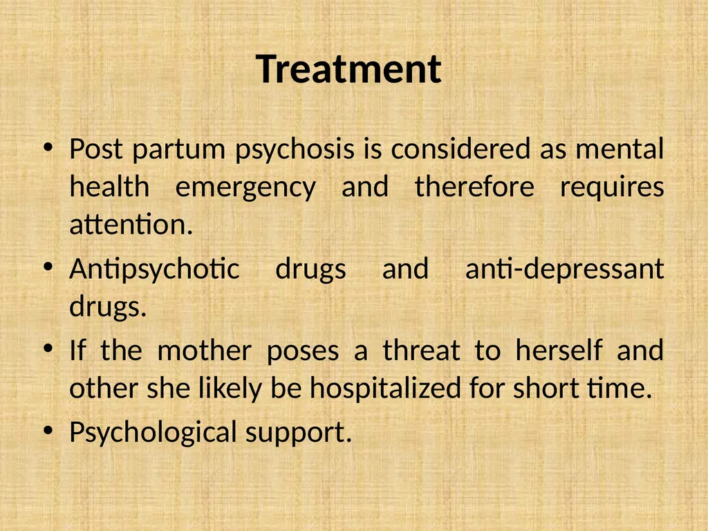 psychological complication, post-partum blues, - slide 28 of 36