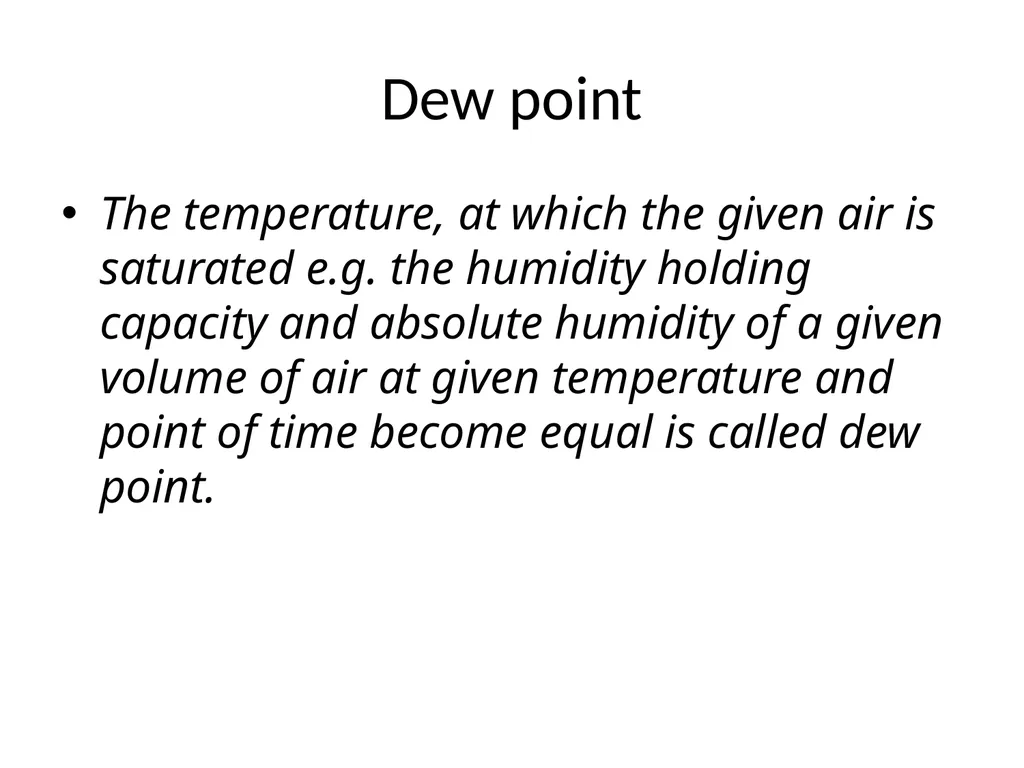 CONDENSATION AND ASSOCIATED FORMS The - slide 4 of 5