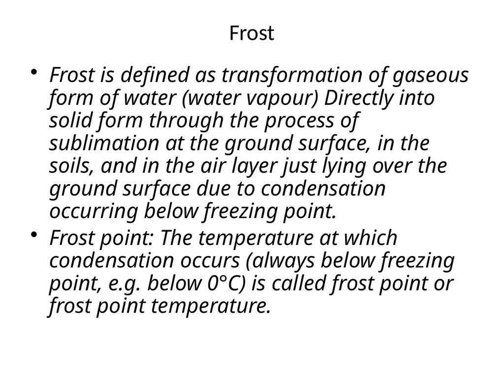 CONDENSATION AND ASSOCIATED FORMS The - slide 5 of 5