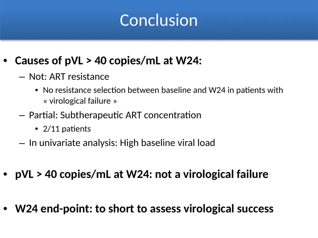 Is twenty-four weeks too short to assess - slide 13 of 15