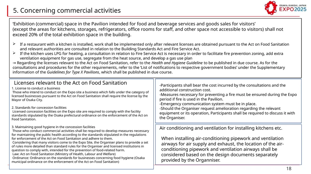 W Guidelines for Pavilion Modules (Type X) - slide 18 of 20