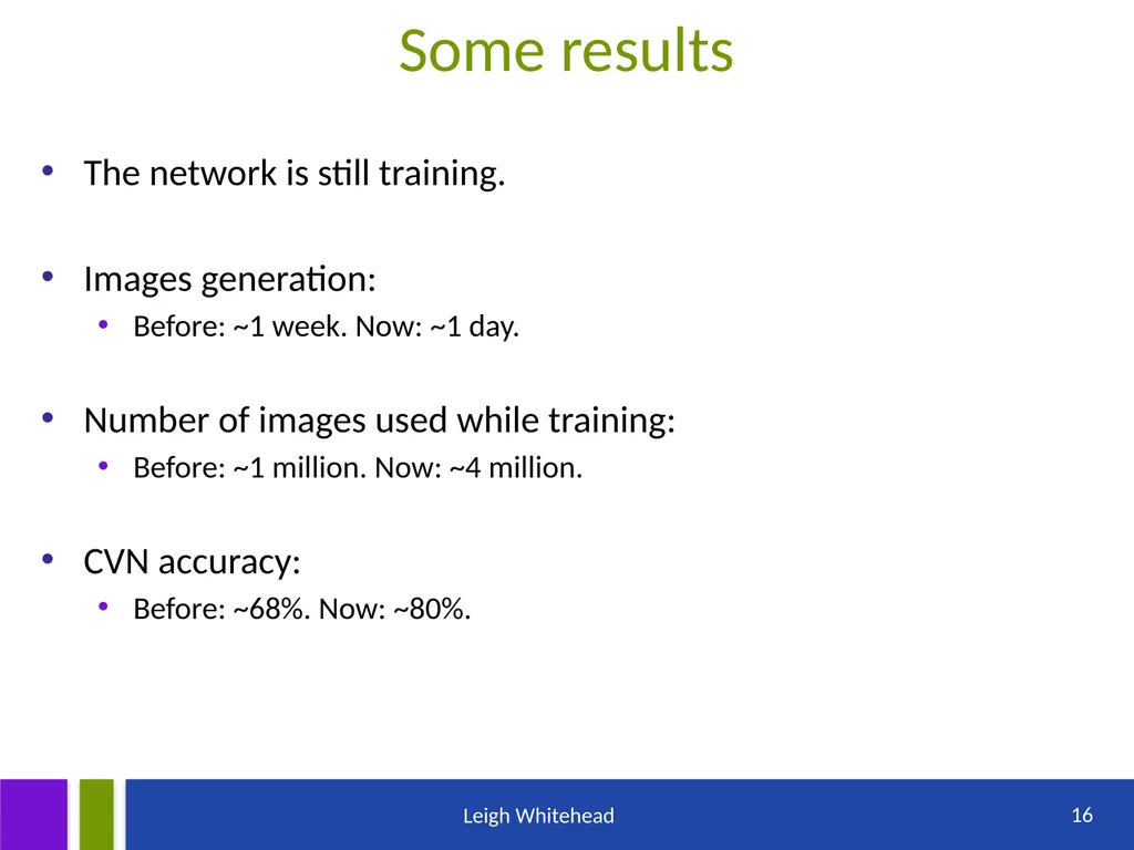 DUNE neutrino flavour identification using a CNN - slide 16 of 19