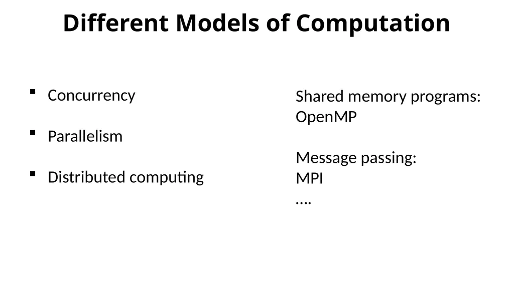 COL380: Introduction to Parallel & Distributed - slide 18 of 20