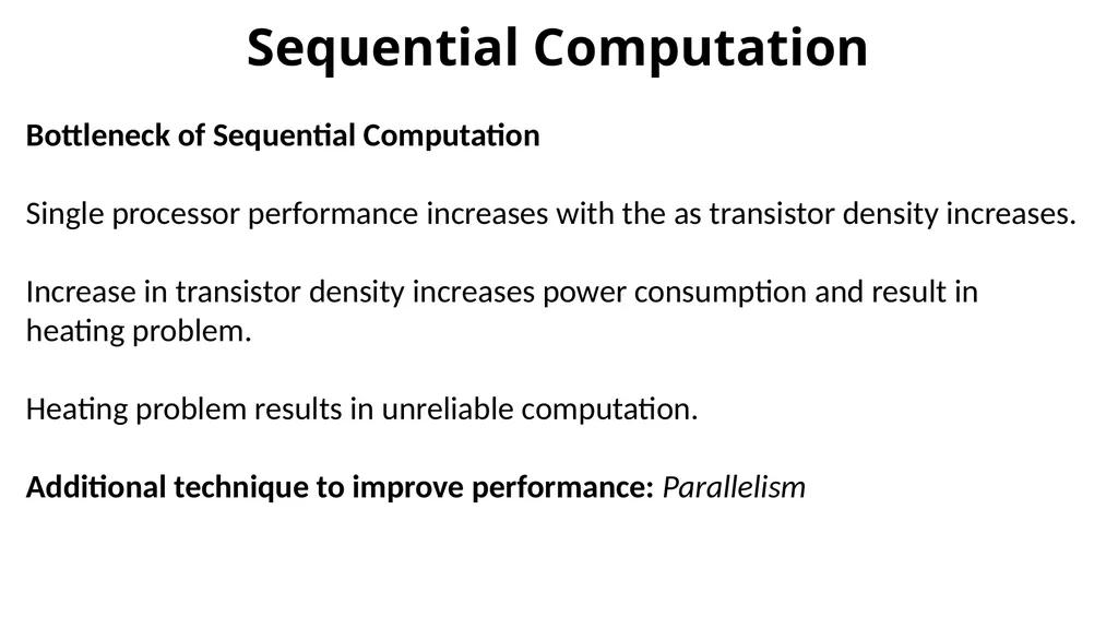 COL380: Introduction to Parallel & Distributed - slide 7 of 20