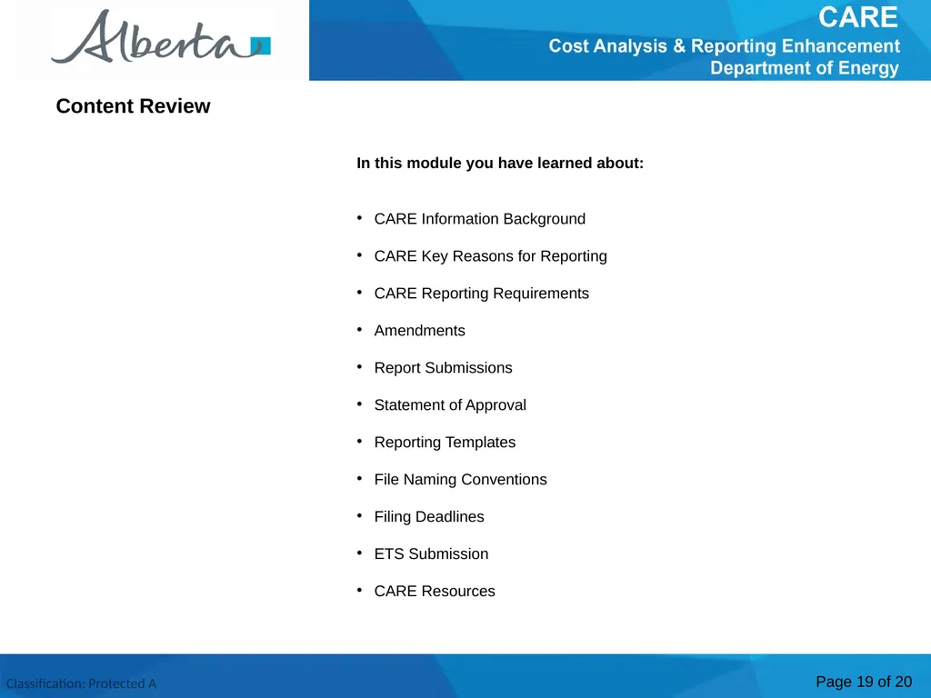 Welcome! To the Cost Analysis Reporting - slide 19 of 20